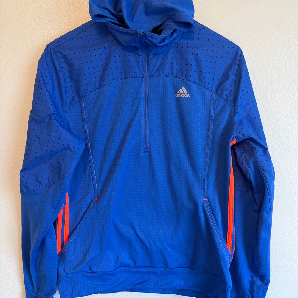 Adidas Performance Pullover in Blue and Orange - Picture 1 of 5